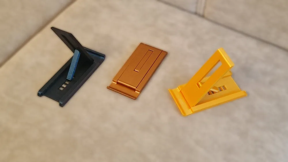 Foldable Phone Stand V2 - Free 3D Print Model - MakerWorld
