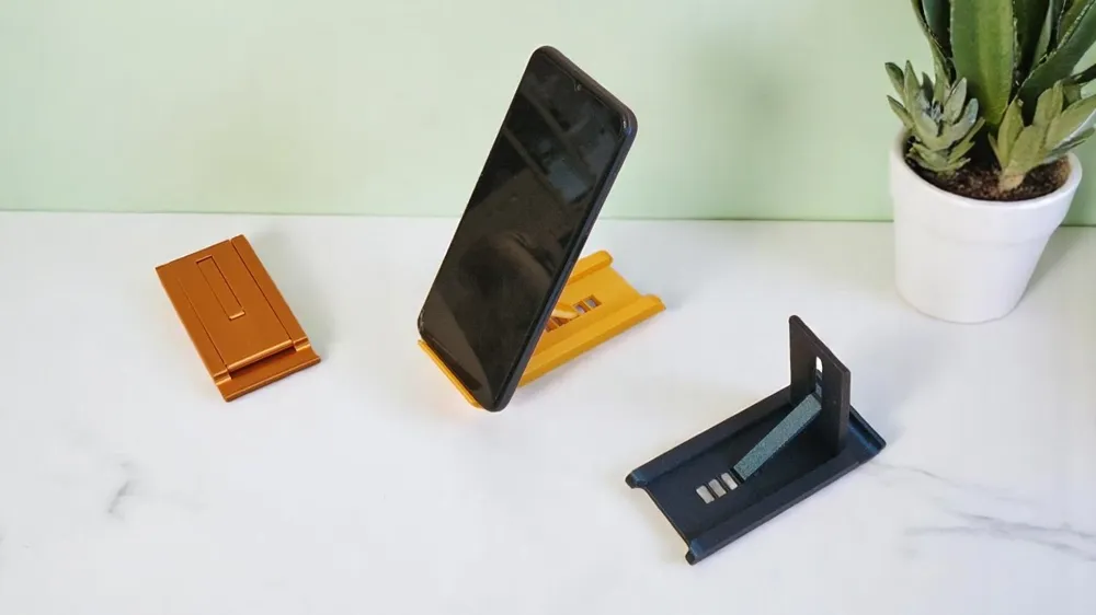 Foldable Phone Stand V2 - Free 3D Print Model - MakerWorld