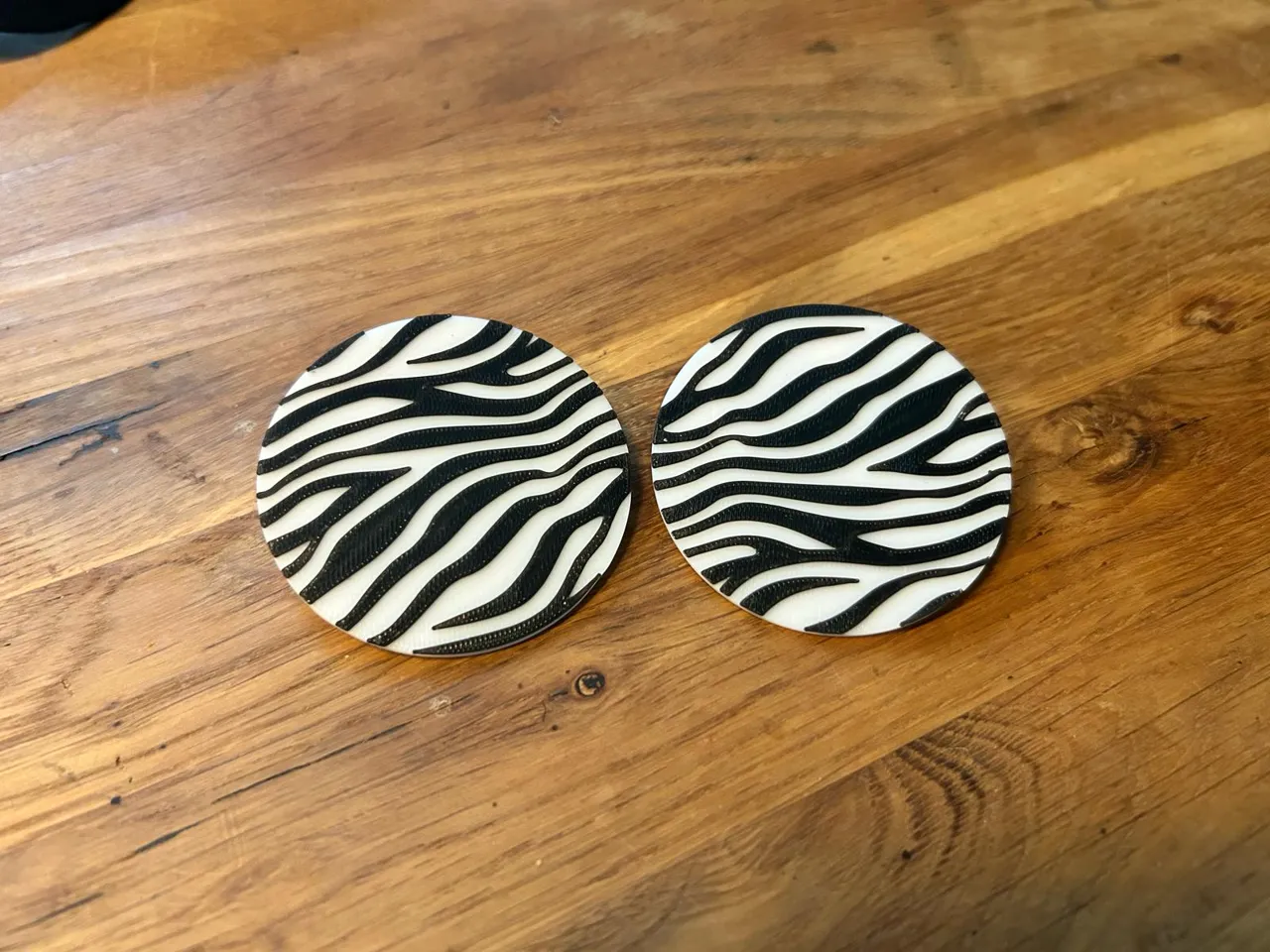 Zebraohrringe, Ohrringe Zebra Schmuck view 2
