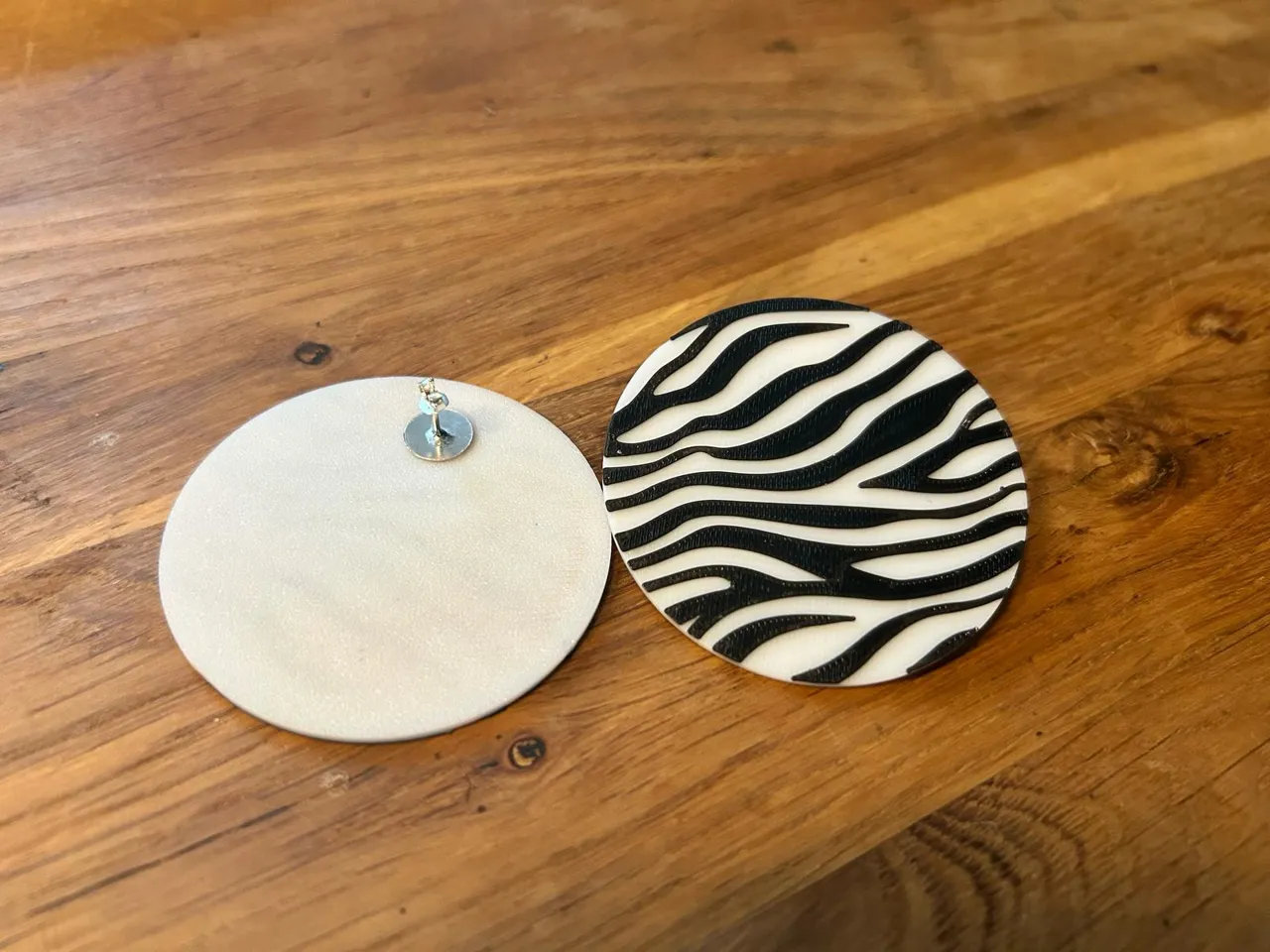 Zebraohrringe, Ohrringe Zebra Schmuck view 3