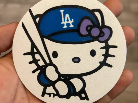 Hello Kitty Dodgers Coaster