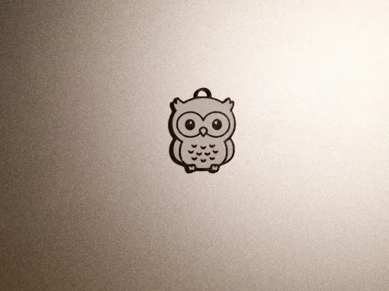 Cute owl keychain