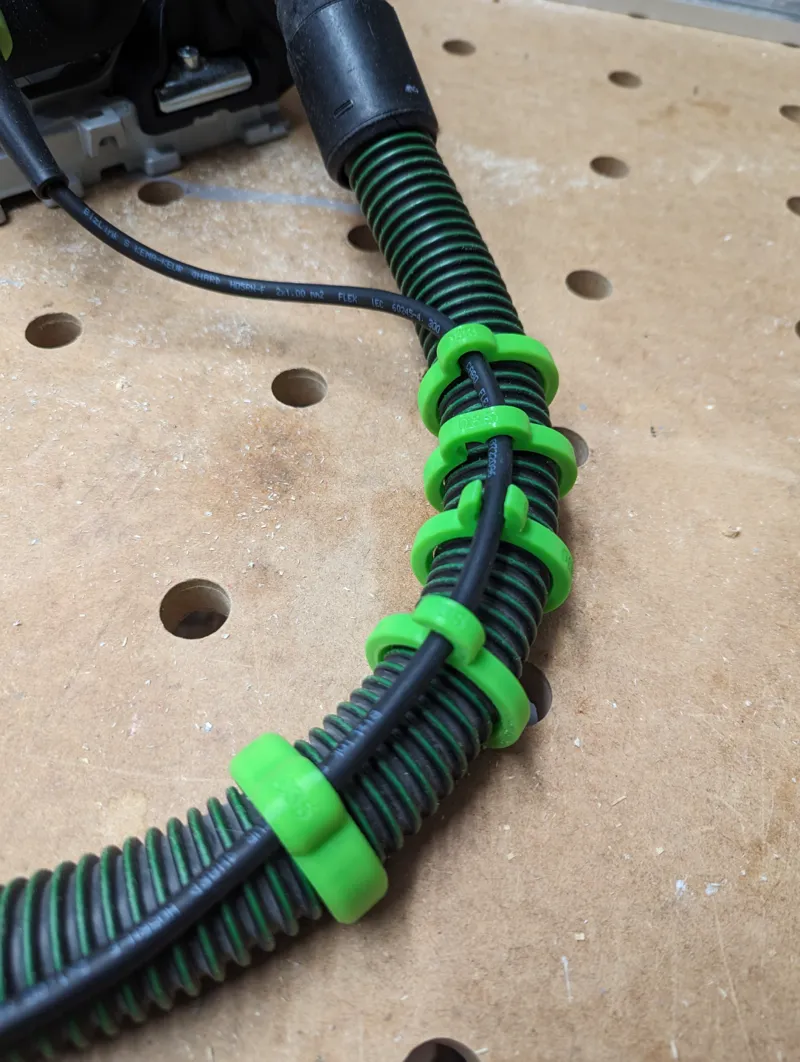 Leinich3d vacuum hose power cord cable clip