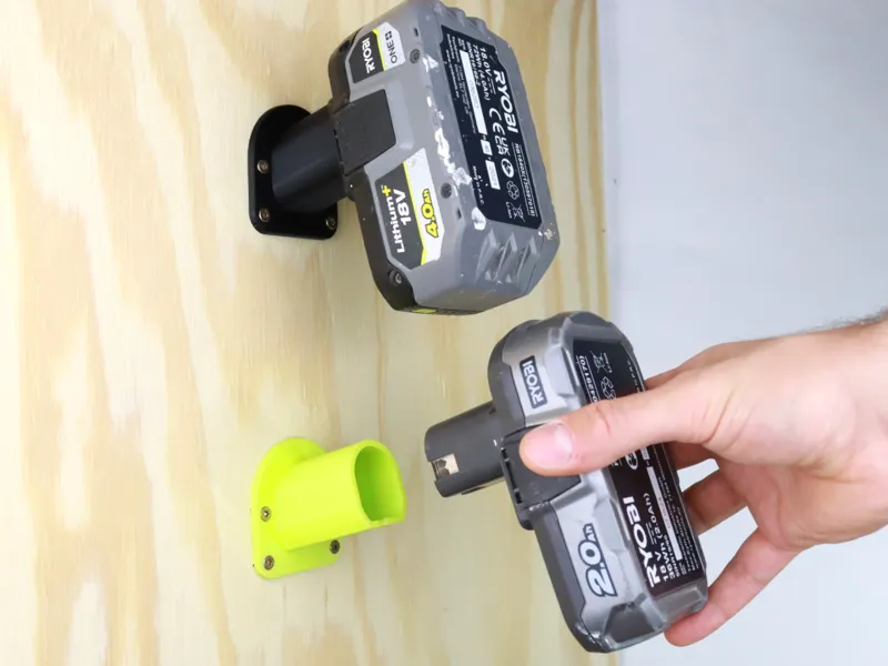 Battery Holder for RYOBI ONE+ 18V Batteries