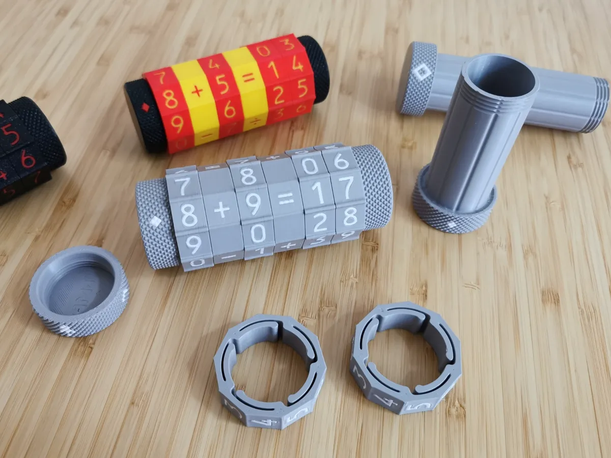 Clickers Math Machine Arithmetic Toy Math Spinner v2 - Free 3D Print Model - MakerWorld
