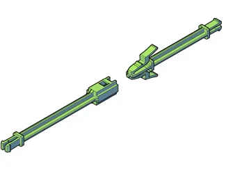TWO CLIP connector for a pop up wall