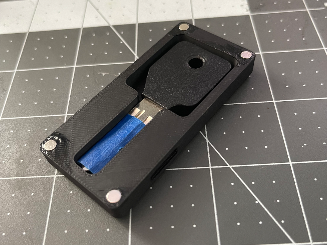 Magnetic hide-a-key
