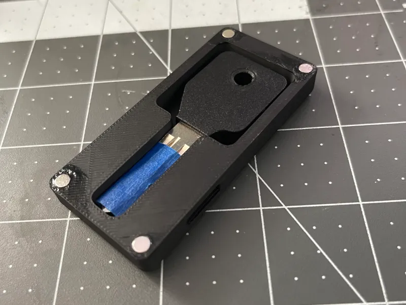 Magnetic hide-a-key