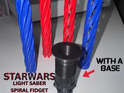 Star wars Lightsaber Spiral Fidget