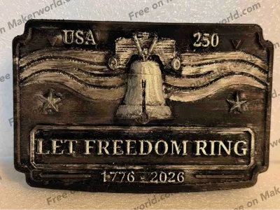 The Liberty Belt Buckle Cover