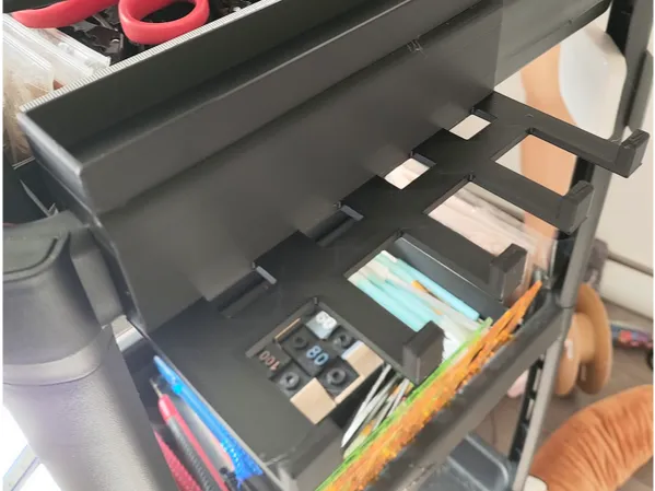 Ikea Vesken Halterung und Ablage mit Haken 2.0