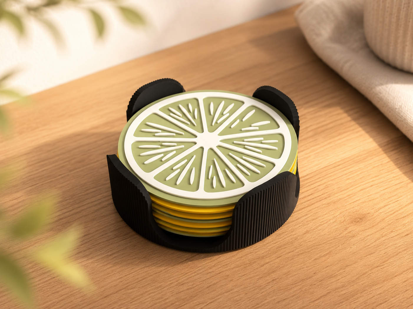Stylish Coaster Holder (2 Sizes), Modern Design 