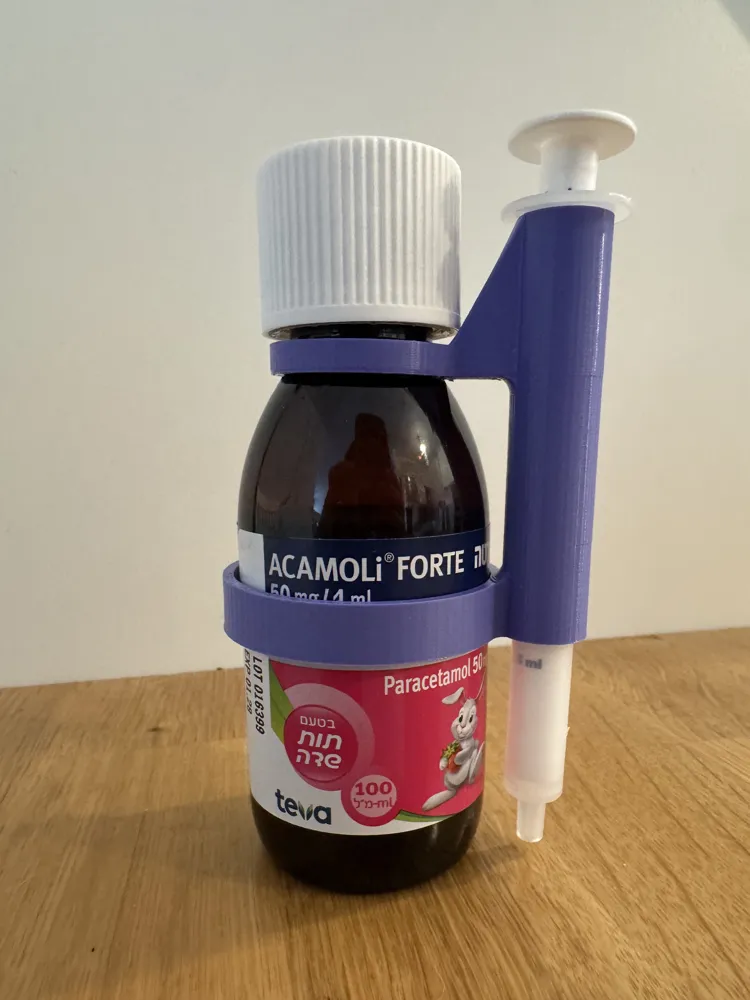 Acamoli syringe holder by Harel Zrihen MakerWorld: Download Free 3D Models