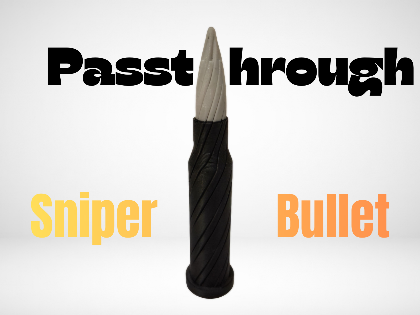 Sniper Bullet Spiralpasstrough Fidget