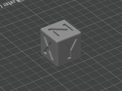 calibration cube 30x30x30mm