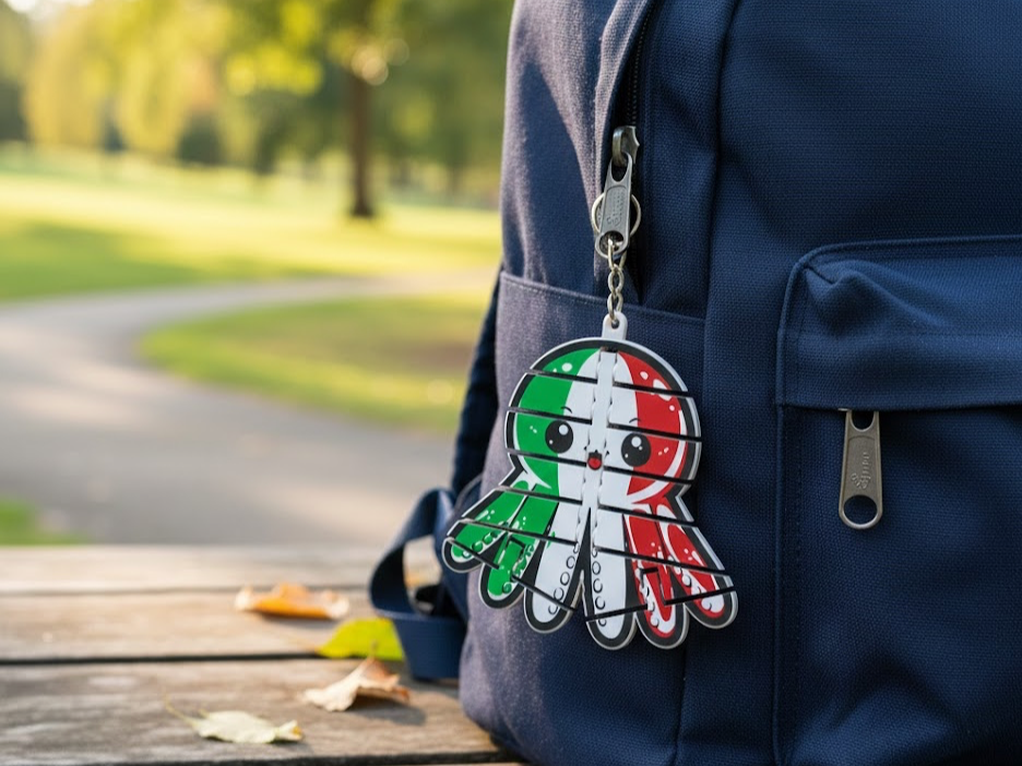 Flag Edition Multi-Color Articulated Octopus ITALY