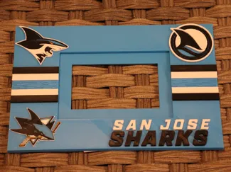 San Jose Sharks 4 by 6 inch Photo frame