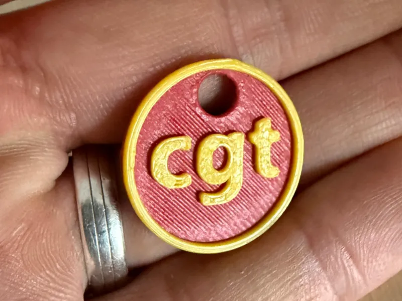 Jeton de chariot de courses CGT