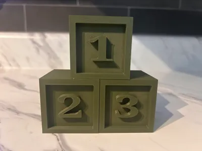 Baby Number Blocks
