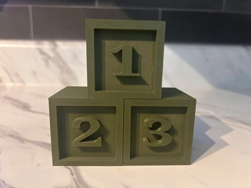 Baby Number Blocks