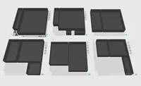 All 1xX Sized Trays - PLA - Single Colour