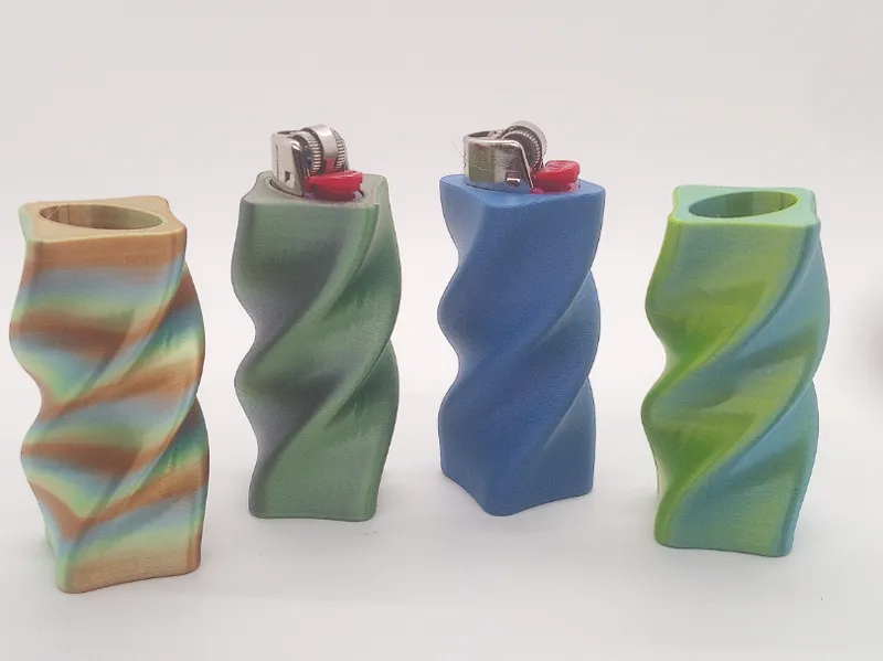 twisted box bic lighter sleeve