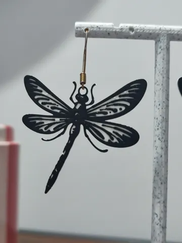 Pendientes: Aretes Dragonfly Shadow — vista de referencia 5