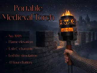 Antorcha medieval portatil