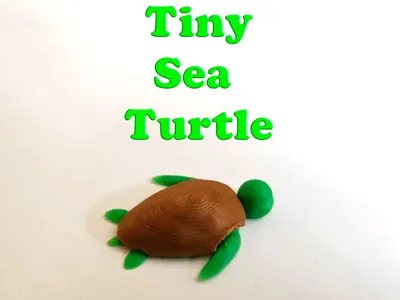 Cute Tiny Sea Turtle | 1g Filament | No AMS