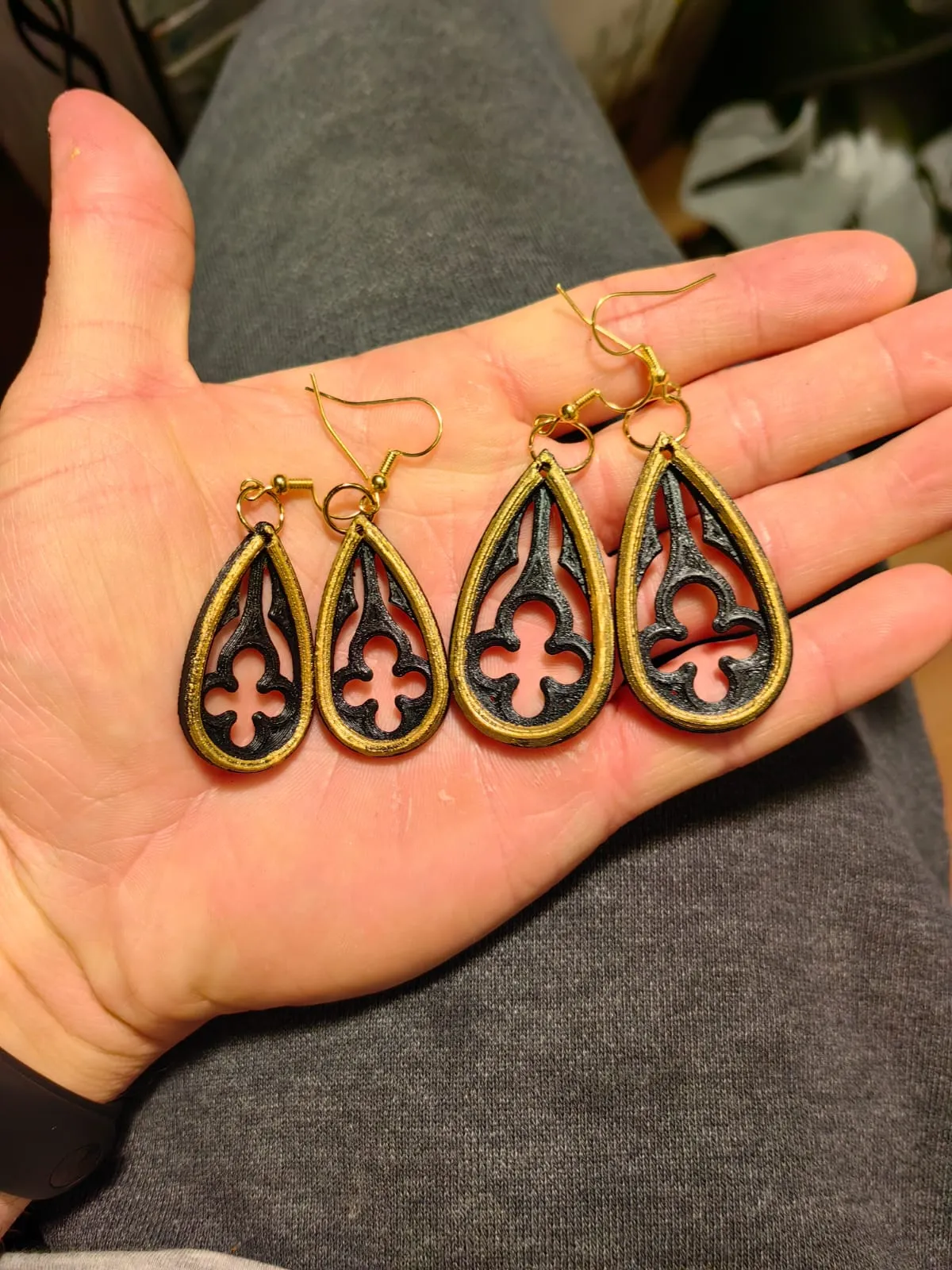 Gothic Drop Earrings view 4