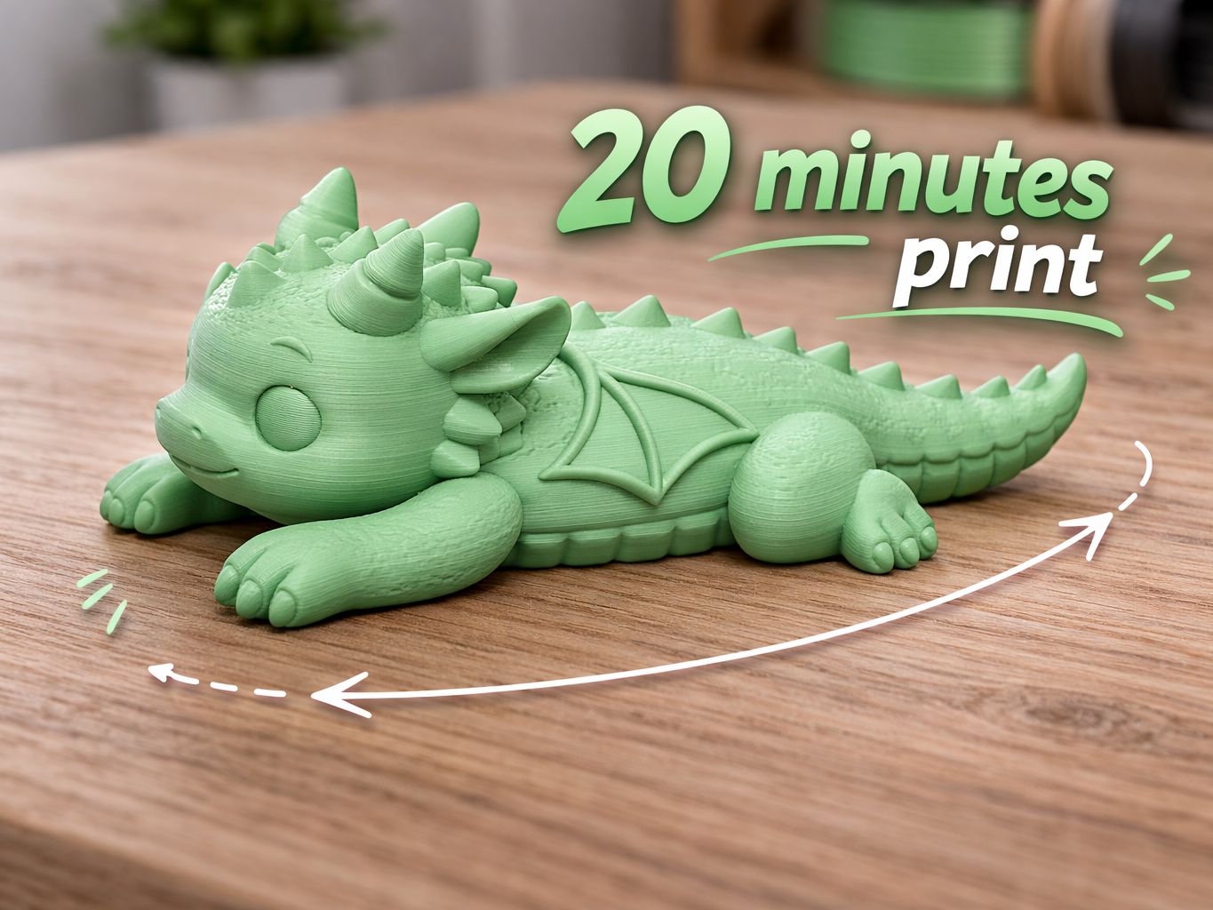 Quick Print Baby Dragon (20-Minute Dragon)