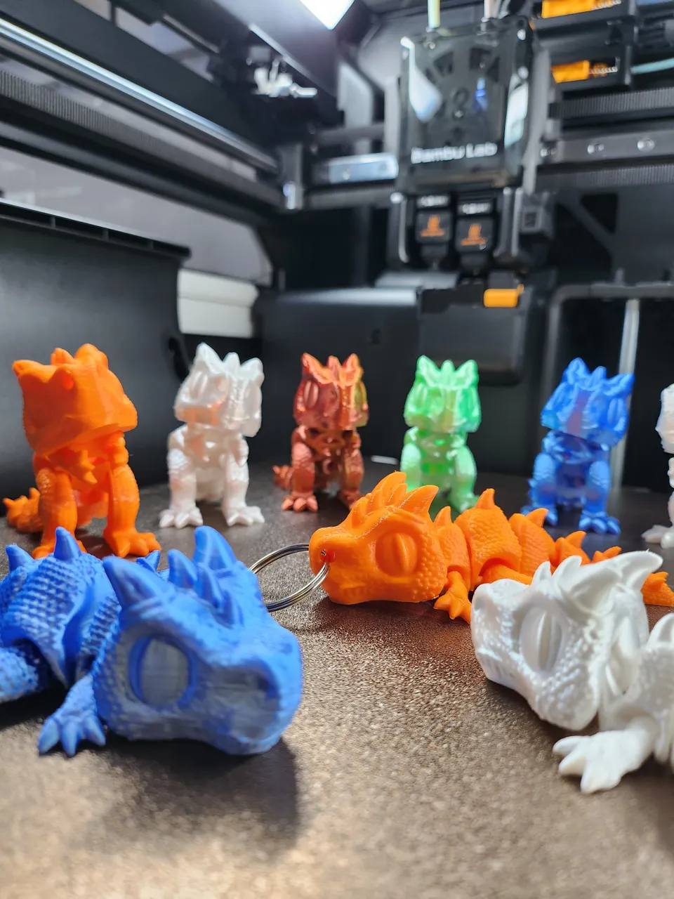 Baby Flexi dragon view 3