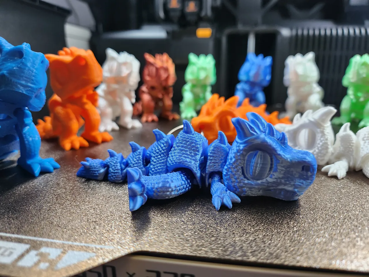 Baby Flexi dragon view 4