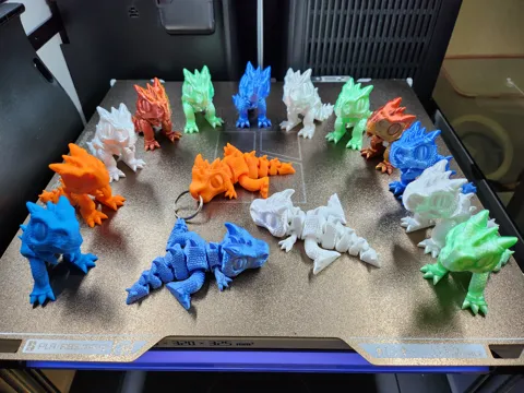 Baby Flexi dragon view 2