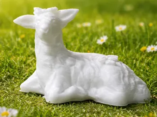 Sicilian Marzipan Lamb