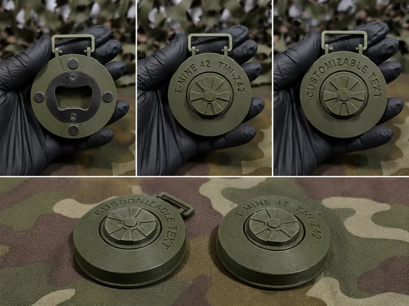 Anti-tank Mine Bottle Opener TMI 42 Customizable 