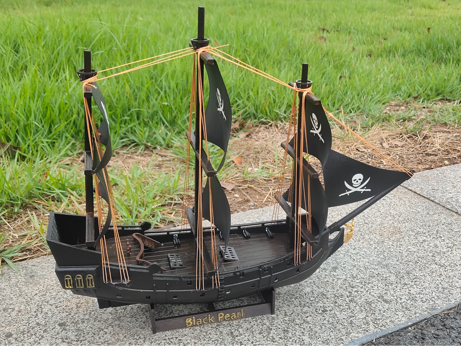 Miniatura 2 do modelo 3D 加勒比海盗-黑珍珠号
