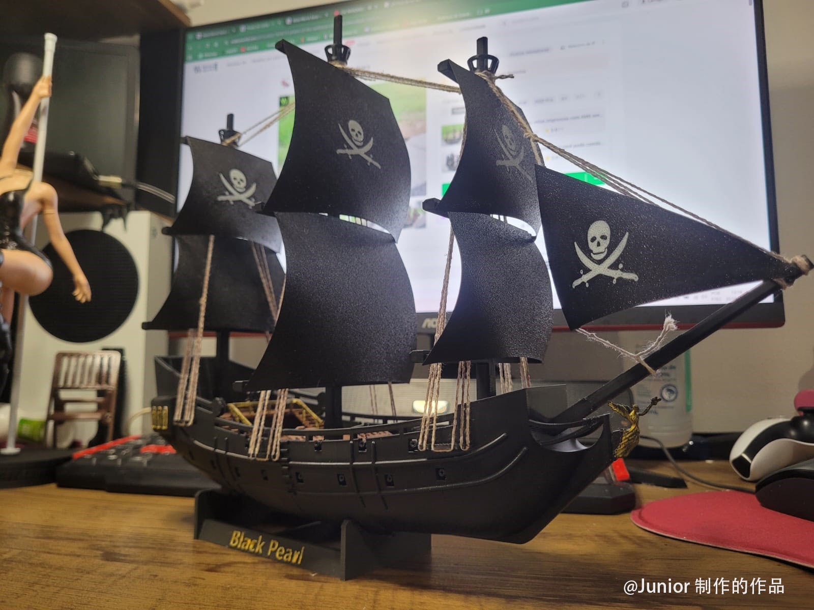 Pirates of the Caribbean - Black Pearl - Free 3D Print Model
