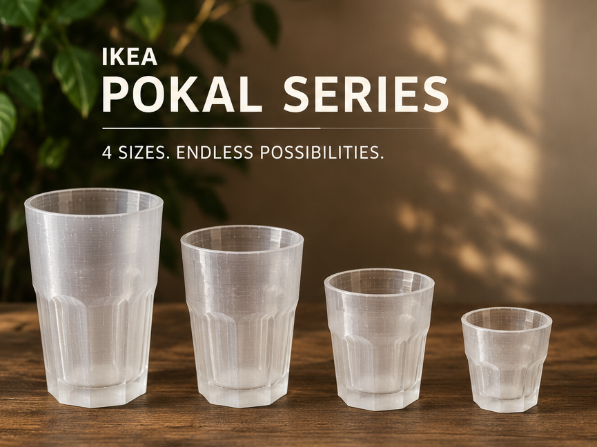IKEA POKAL Series – Printable Glass Collection