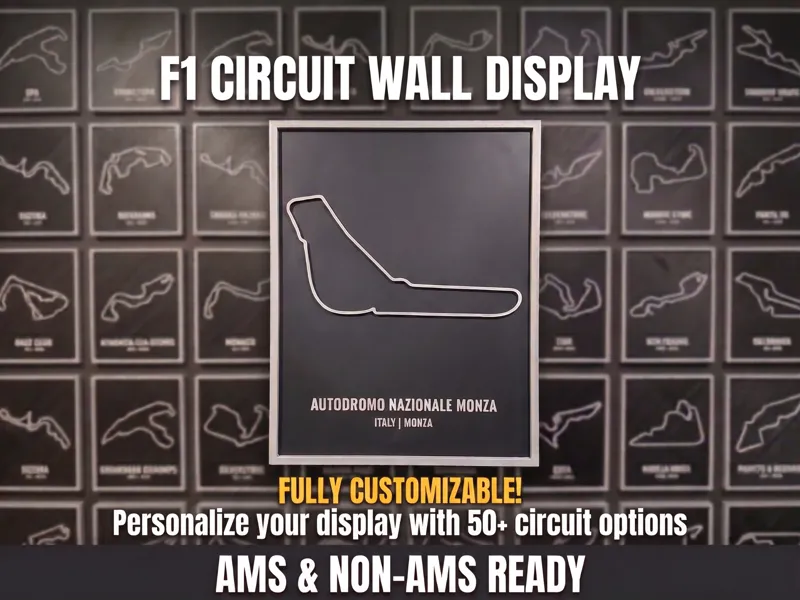F1 Circuit Wall Display