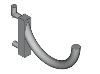 Pegboard Hook Fits Standard Pegboards