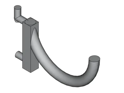 Pegboard Hook Fits Standard Pegboards