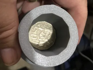 AUD 50c Coin remix Spool weight