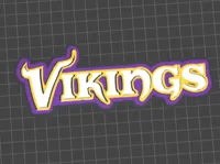 Vikings word art