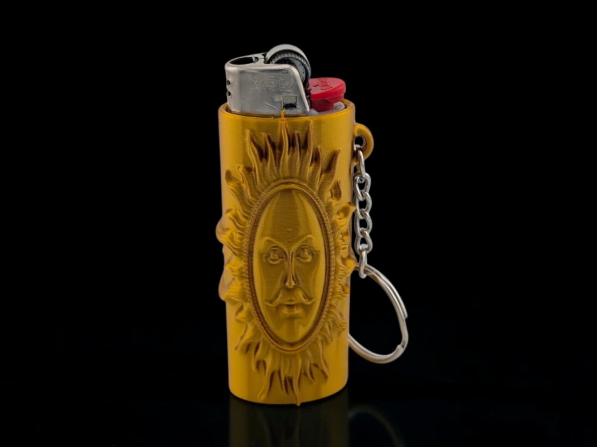 Dapper Sun Bic Lighter Case 3D model