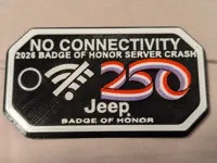 (0.2mm) America 250 "No Connectivity"