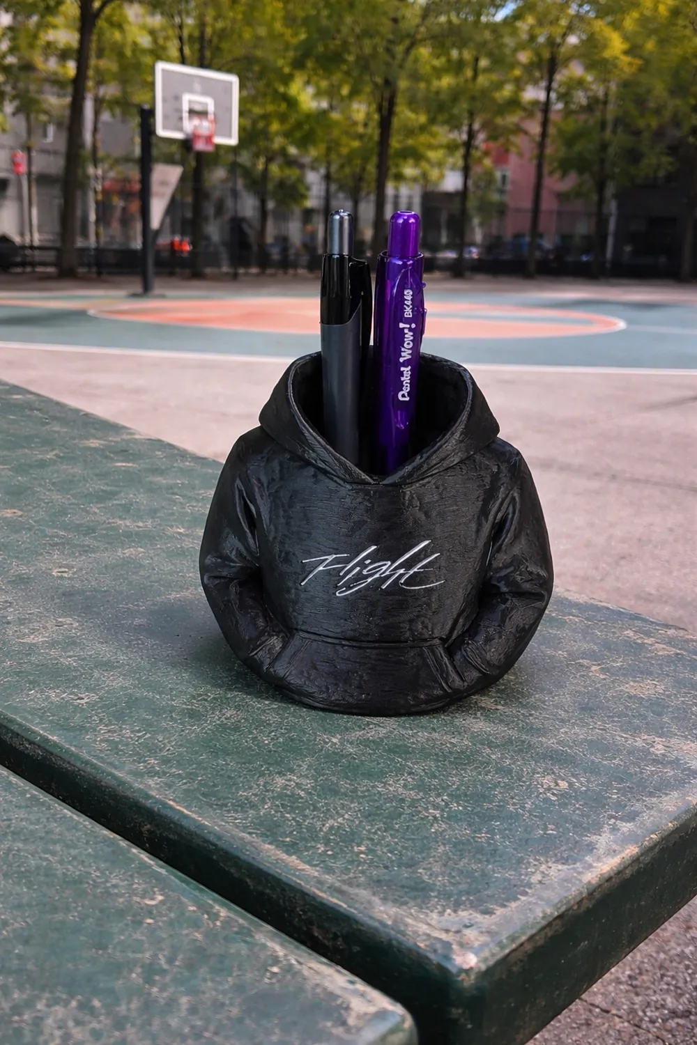Basketball Jordan Flight Hoodie Desk Organizer - Free 3D Print Model ...