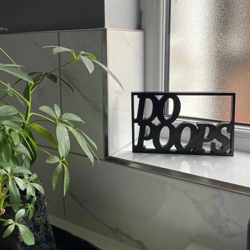 DO POOPS - Home/Bathroom Decoration