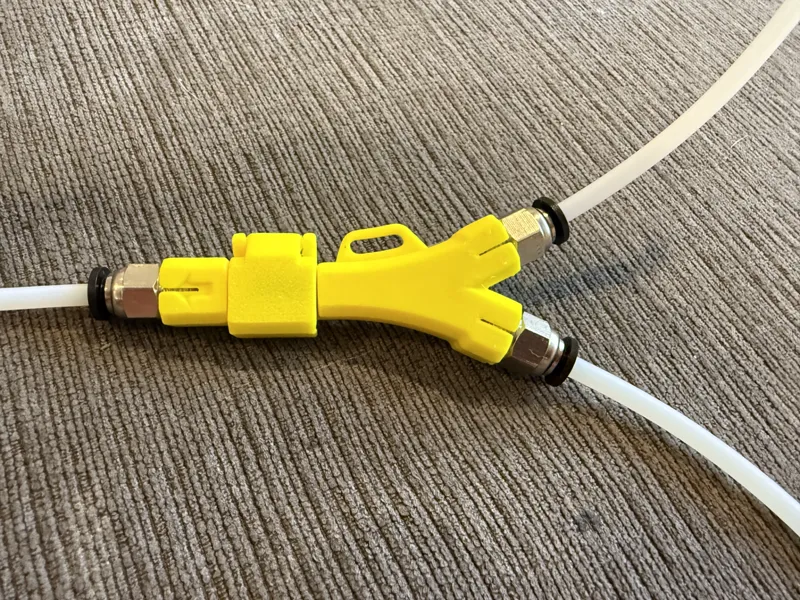 Y-Splitter with Filament Filter