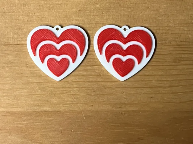 heart earrings